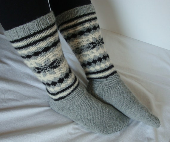 slouch boot slipper socks