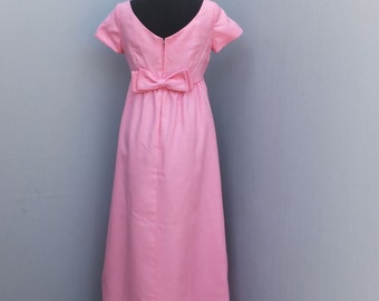 Vintage 1960s Lorrie Deb San Francisco PINK Prom Bridesmaid Formal ...