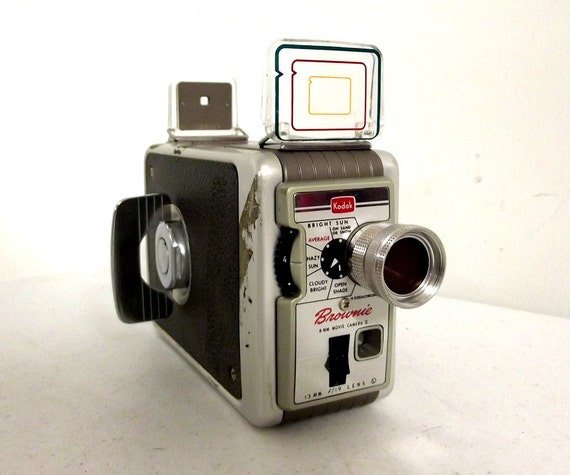 Kodak Brownie 8 mm Movie Camera Model 2 by honeyblossomstudio