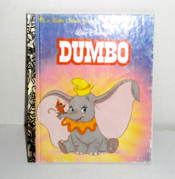 Vintage Walt Disney Dumbo Little Golden Book 1992