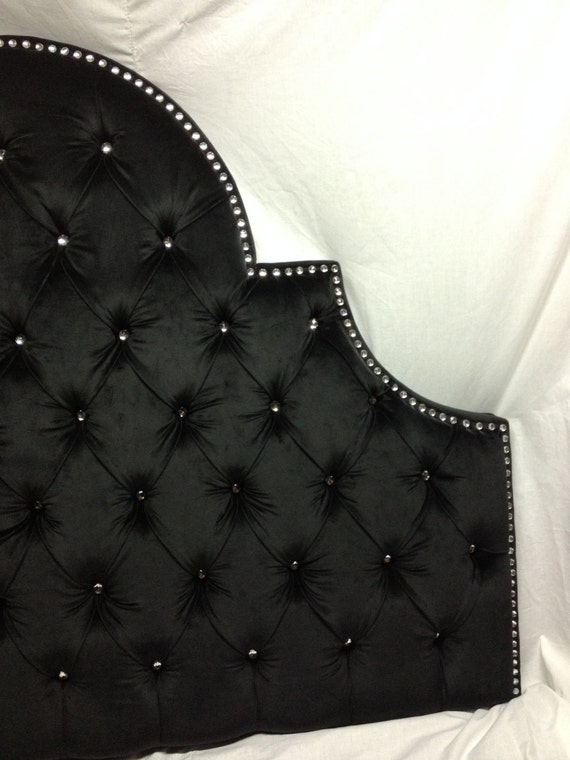 Night Sky Tufted Headboard with Rhinestones Queen