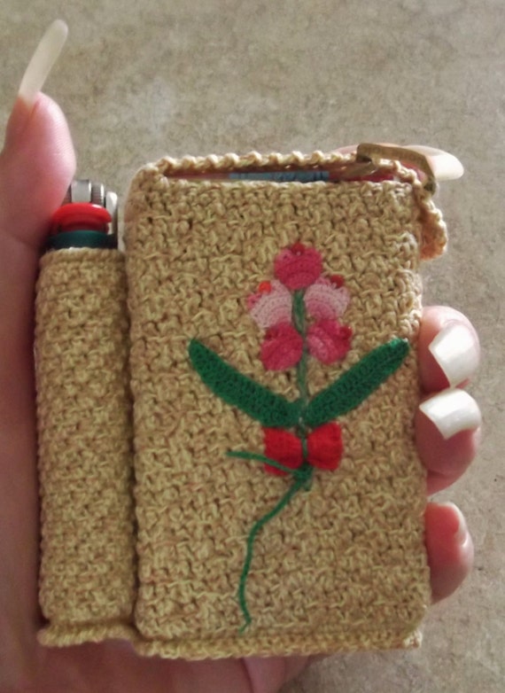 accessorie selection Crochet Cigarette/lighter Case by cyicrochet