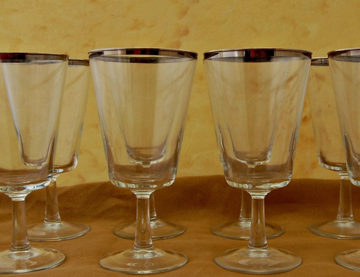 Silver Rimmed Rooster Tumblers Vintage Barware Glassware Etsy