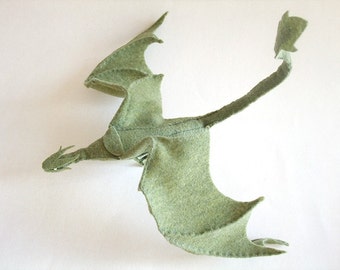 Plush Poseable Dragon PATTERN (PDF)