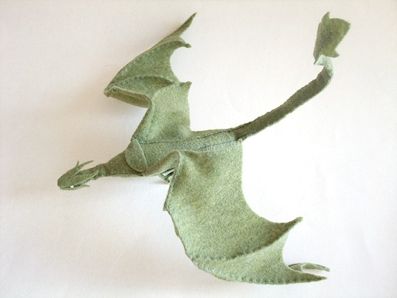 Plush Poseable Dragon PATTERN PDF by LynneDhenson on Etsy