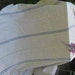 antique hemp linen coverlet duvet SKY BLUE striped perfect as weeding and christmas gift