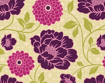Bungalow Dahlia in Grass by Joel Dewberry for Free Spirit - Last Yard