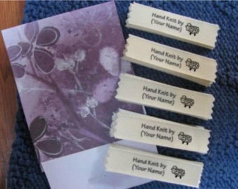 Personalized Knitting Labels- Sheep