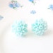 50% OFF - Spring Rain - Flower Stud Earrings - Seafoam Flower Earrings - Mint - Mum Earrings - Crysanthimum