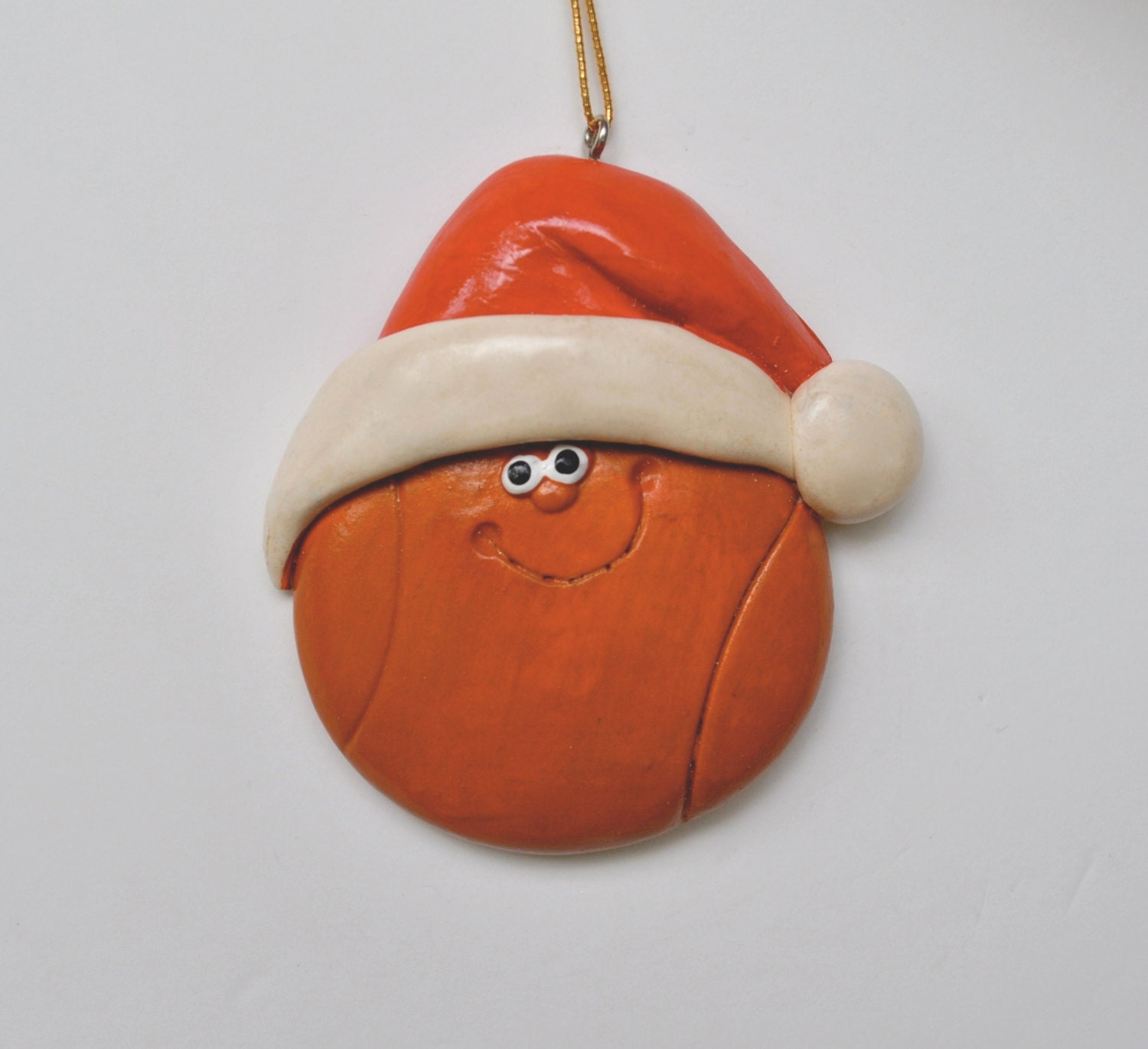 Personalized Christmas Basketball Ornament