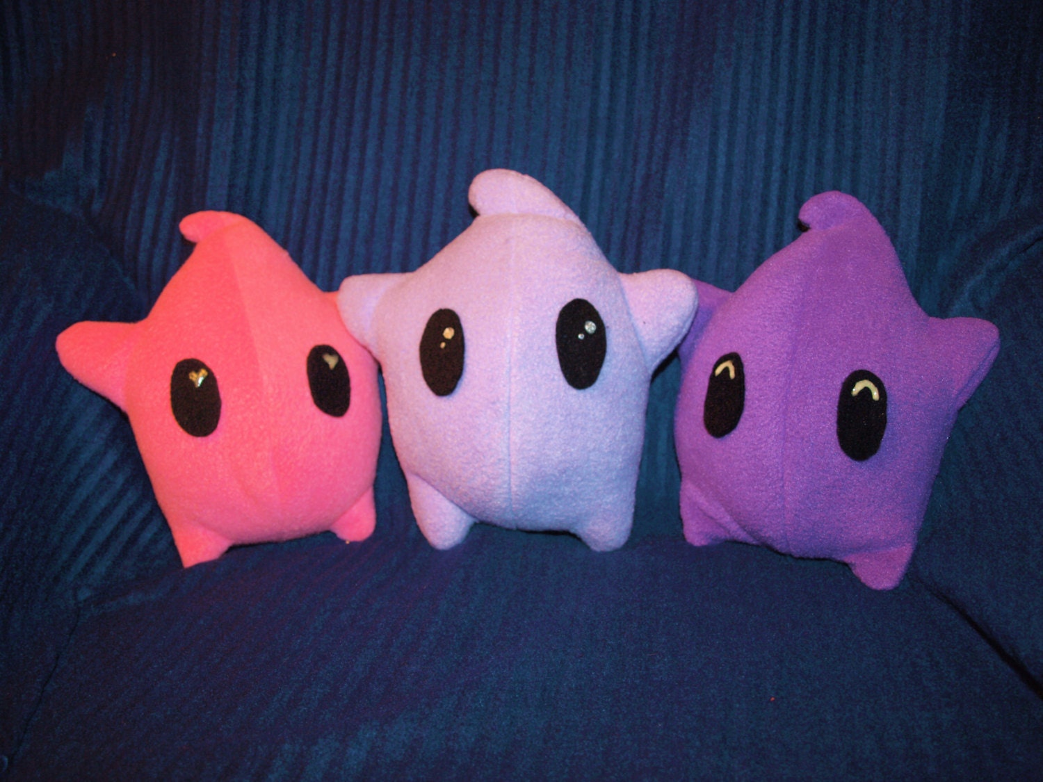 Luma Love Plush Luma Stars with glow in the dark eyes