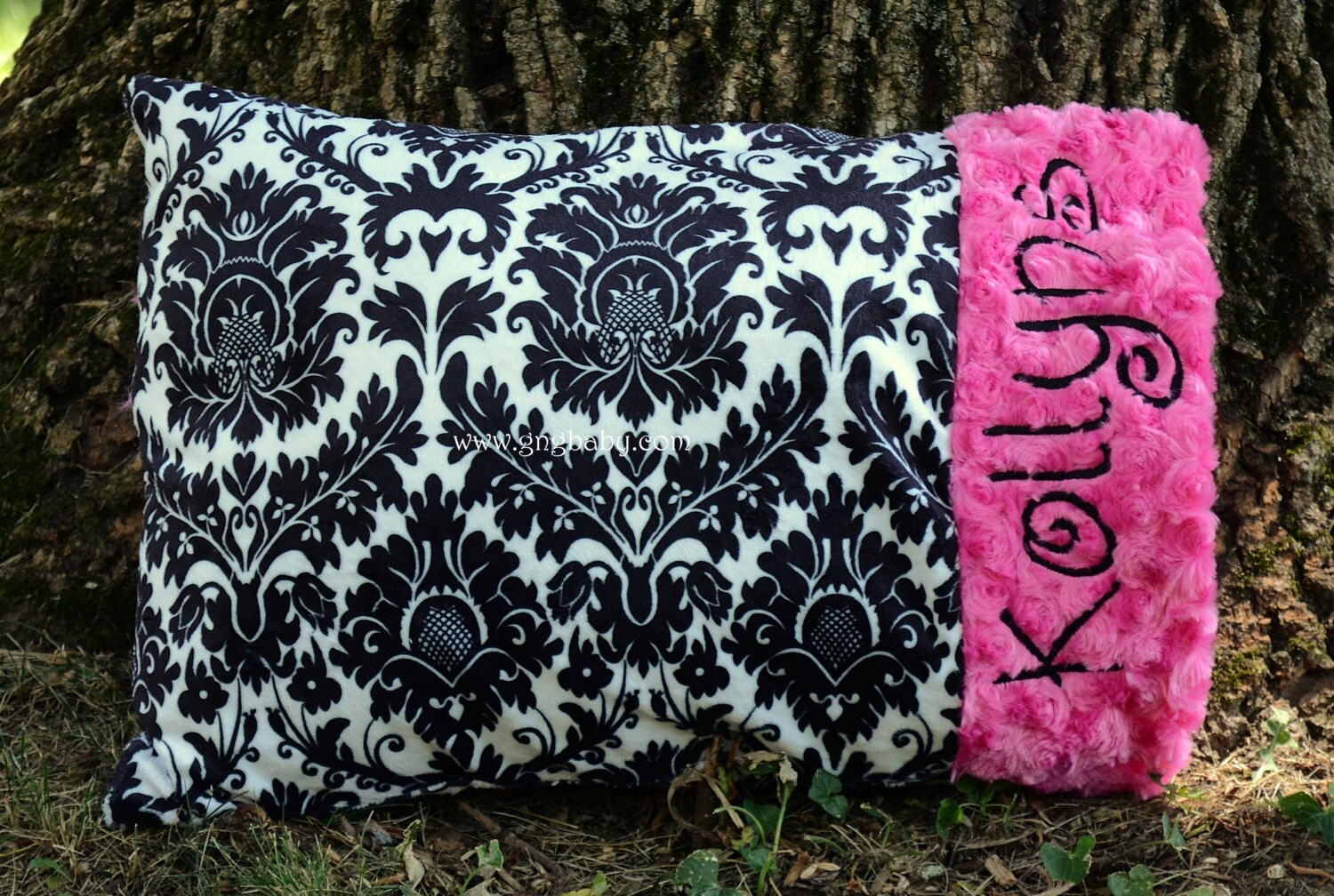 Minky Pillowcase Dynasty Minky Sorbet Pink Minky