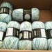 Cuddle Muffin Soft Self Patterning Yarn Lot of Seven Skeins Two Dye Lots 196 and 215 - Clearance Destash - You will Receive ALL 7 Skeins