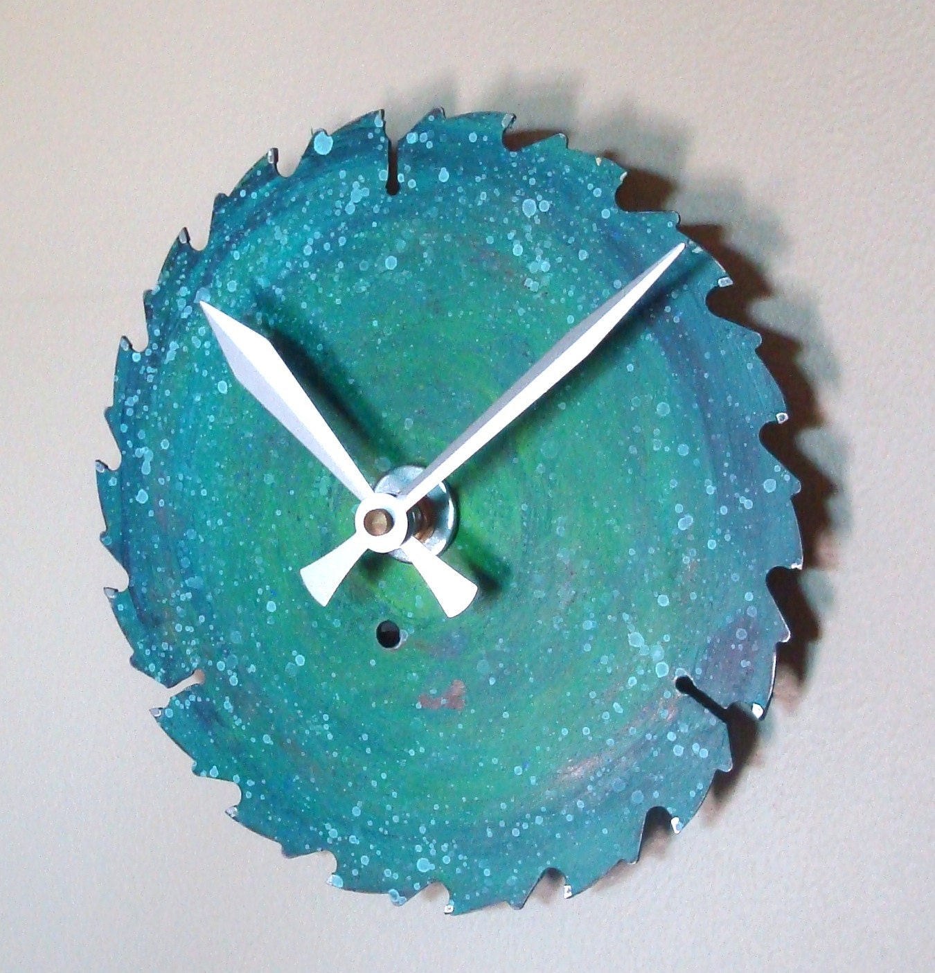 Saw Blade Wall Clock Sawblade Wall Clock Unique by makingtimetc