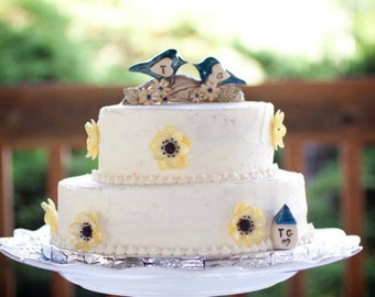 Unique wedding  cake  topper Etsy