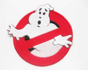 Free shipping Ghostbusters Movie Uniform Name Tag Iron On PATCH 7.5x7.5 cm