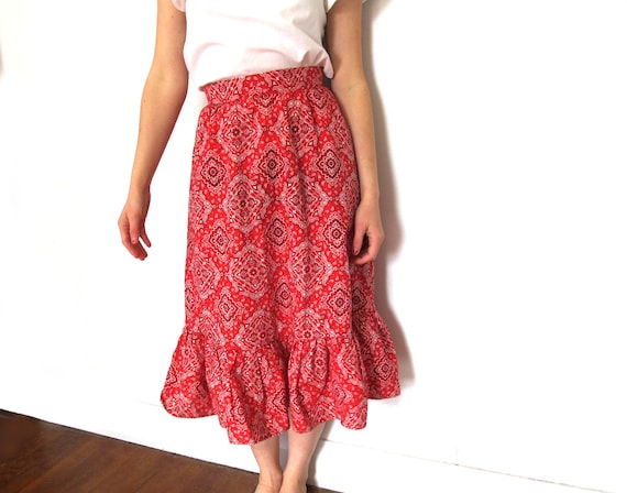 Red Bandana Skirt 28