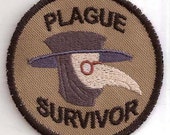 Plague Survivor Geek Merit Badge Patch