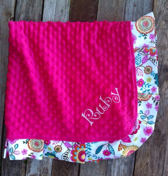 Personalized Minky Baby Blanket