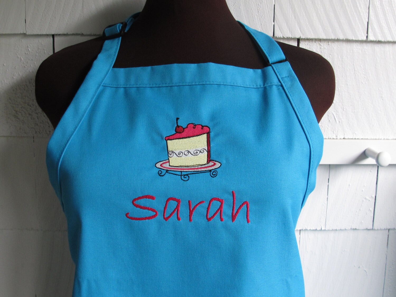 Baking Apron with Slice of Cake Personalized Apron for Women