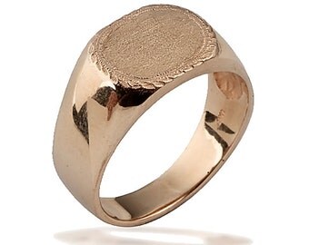 Custom Signet Ring, Gold Signet Ring, Father's Day Gift, Promise Ring, Men's Signet Ring, Wedding Ring, Personalized Gift, Signet Ring Women