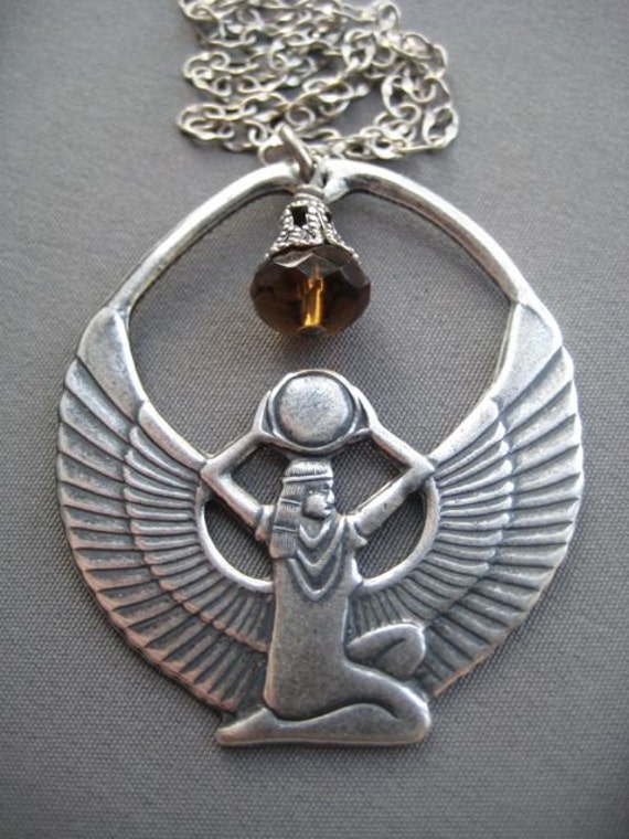 Isis Jewelry Isis Necklace Egyptian Jewelry Goddess