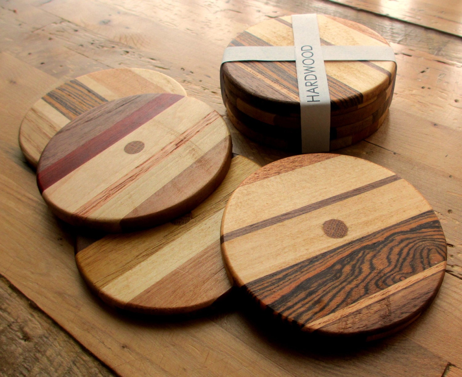 Hardwood Coasters