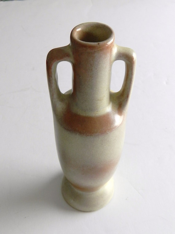 Frankoma Pottery Plainsman Gold Yellow Bud Vase by pluckylucky