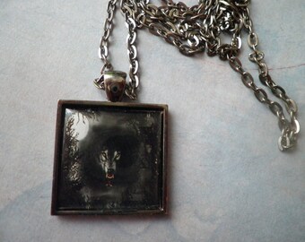Werewolf on a Full Moon Necklace