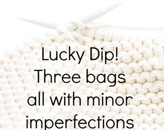 Three fab knitting project bags - slight seconds