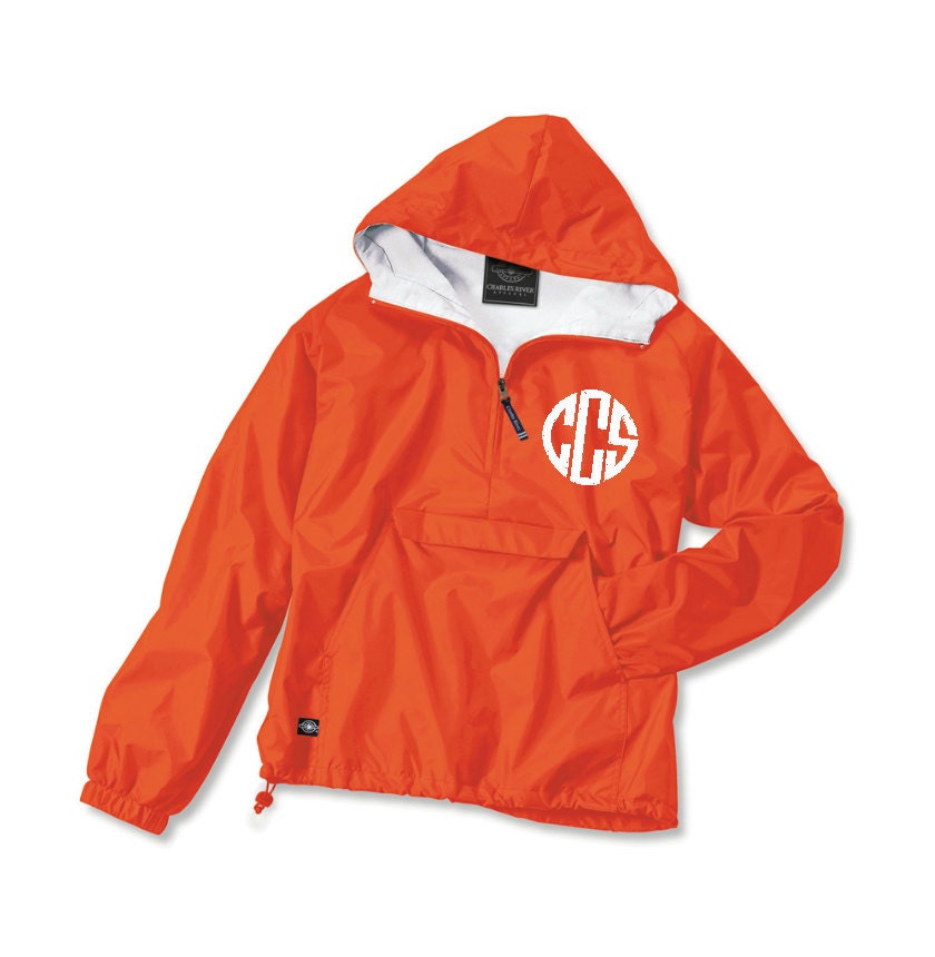 Monogrammed personalized pullover Jacket by SouthernChicMonogram