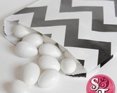 Chevron Black Goodie Favor Treat Bags - Qty 12 Il_170x135