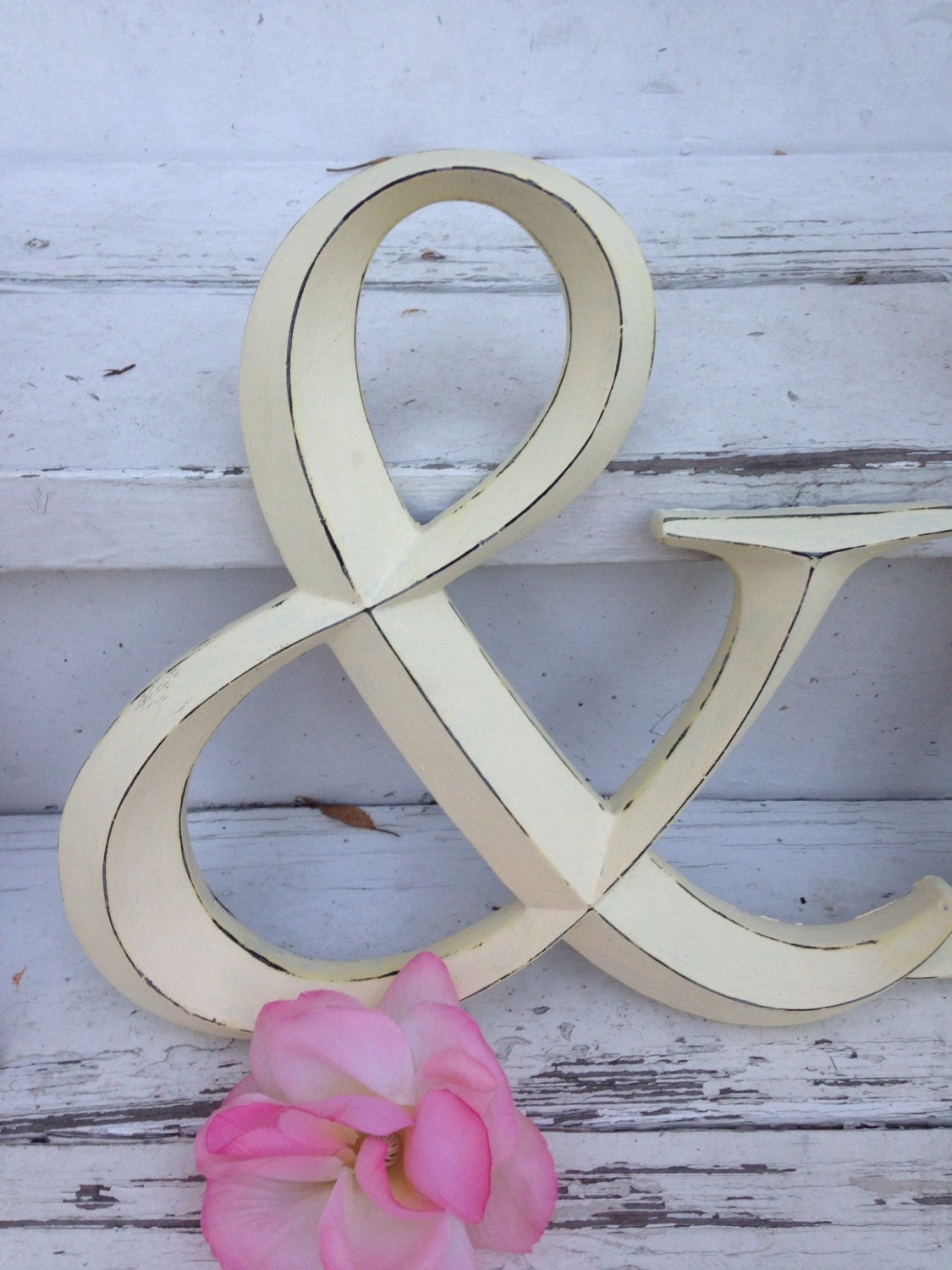 Large Letter/ Wall Decor/ Wedding Decor/ Wedding Prop/ Shabby