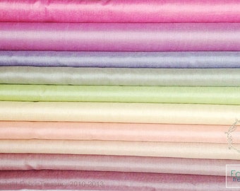 Pure silk fabric, hand dyed. Ahimsa Peace Silk. Sheer, translucent silk. Pick from the MIDSUMMER DAYS palette. Fat Quarters.