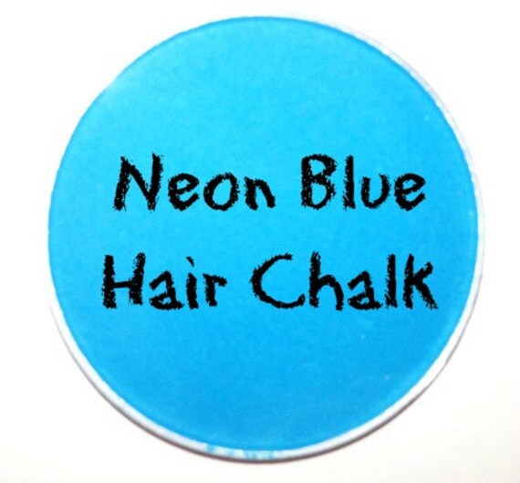 Neon Blue Hair Chalk by ColorOnBeauty on Etsy