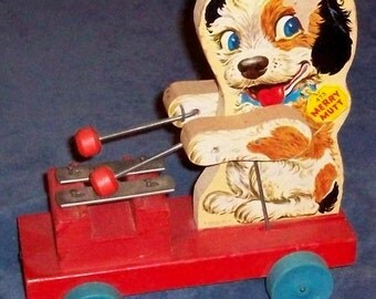 Fisher-Price Toy 473 Merry Mutt 1949-54