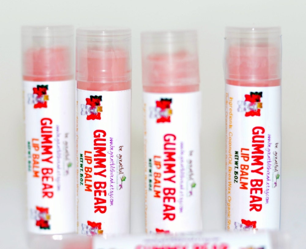 Gummy Bear Lip Balm By Begreatfulshop On Etsy 7617