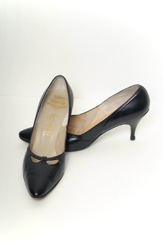 black and white 50s shoes