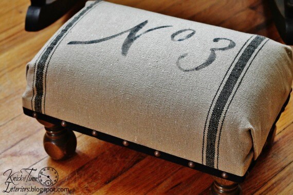 Grain Sack Foot Stool