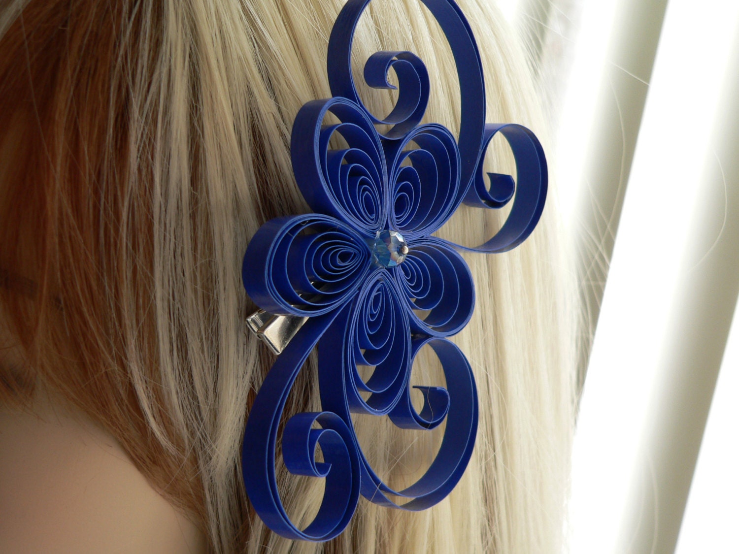 2. Royal Blue Hair Clips - Pack of 20 - wide 4
