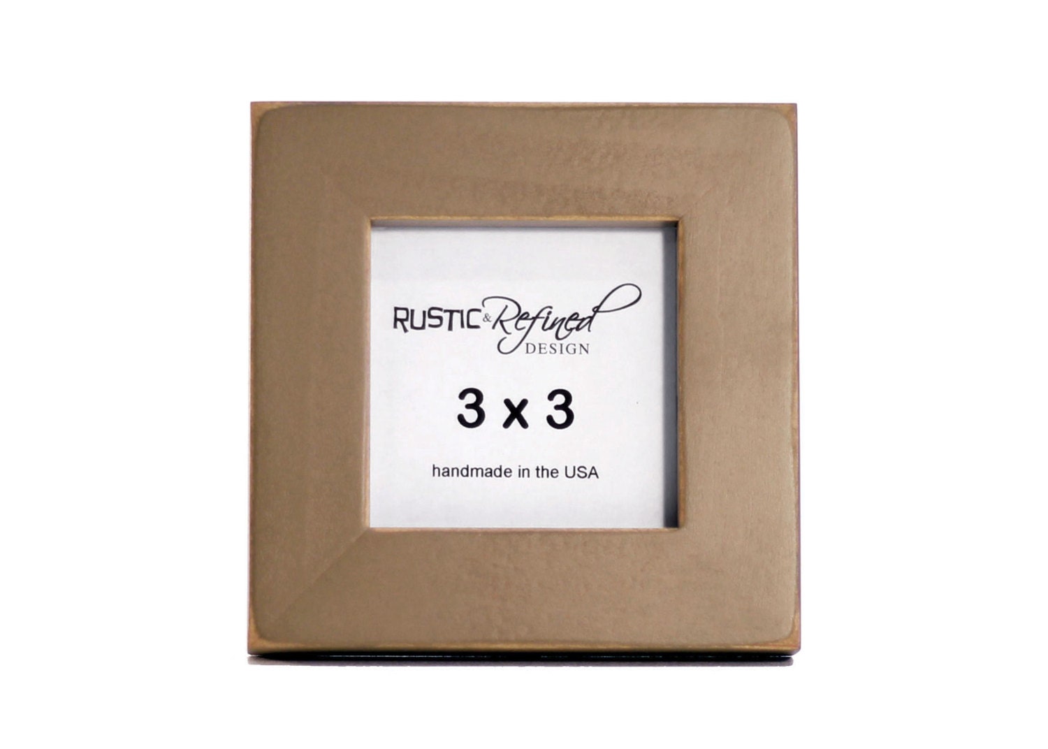 3x3 Gallery 1 picture frame Mocha by RusticRefined on Etsy