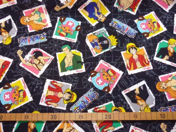 ONE PIECE Fabric One Yard Japanese Anime Printed