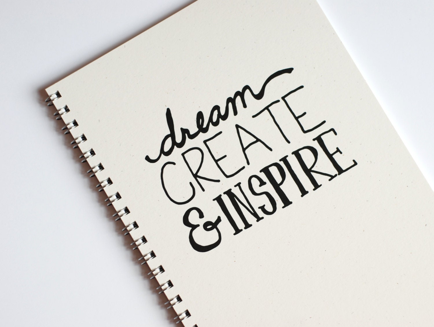 Notebook Dream Create Inspire Notebook Spiral Bound