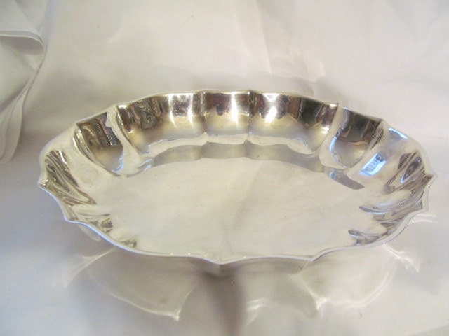 F B Rogers Silver Company Silverplated Serving Tray Bowl