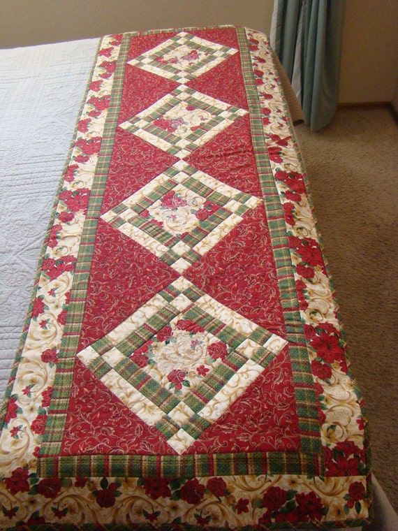 Christmas Bed Runner or large table runner