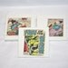 Avengers Coasters comic book coaster set of 4 vintage marvel comics recycled incredible hulk captain america johnny storm