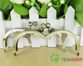 M Shape Glue on Purse Frame with Loops - 13cm / 5 inch