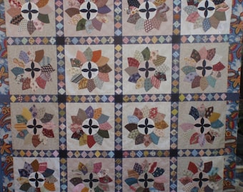 1800s Sunflower quilt pattern