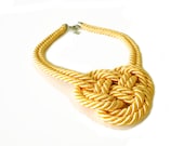 Nautical Rope Statement Necklace