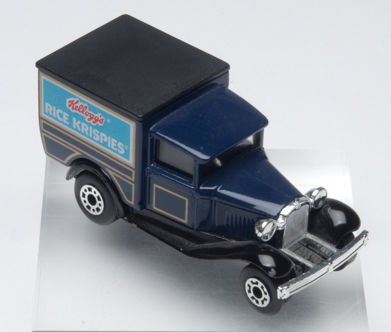 Vintage Matchbox Kelloggs Rice Krispies Delivery Truck Navy